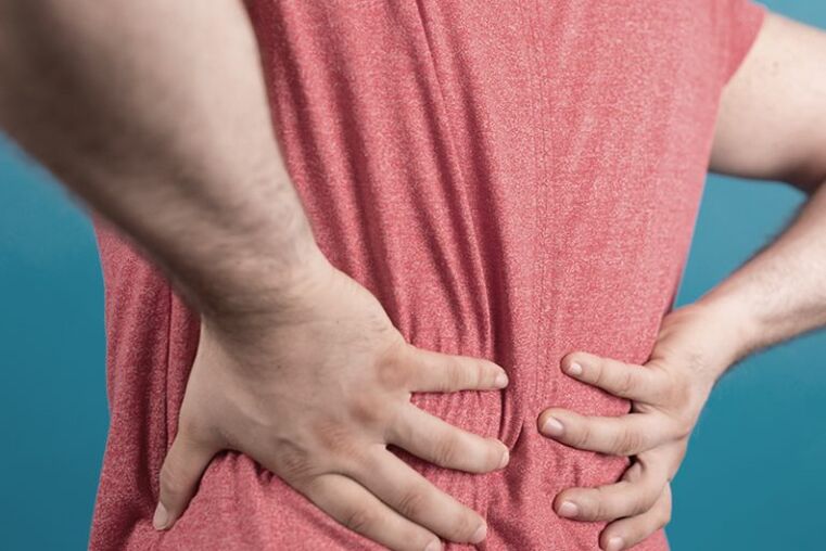 Ursachen von Rückenschmerzen im Lendenbereich.