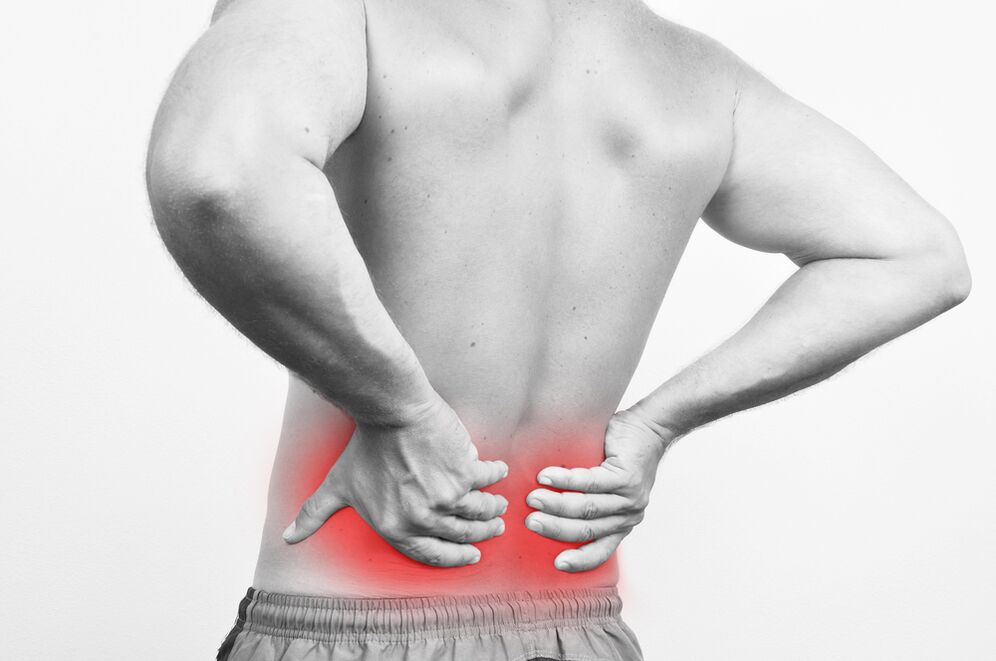Rückenschmerzen im Lendenbereich